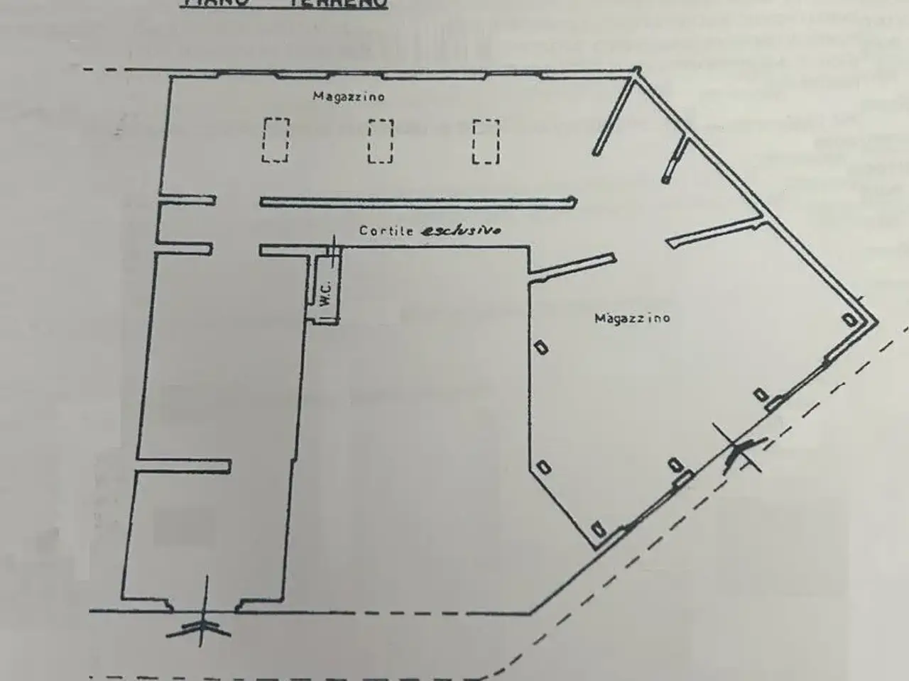 Magazzino in Via del Ponte di Mezzo, Firenze, {3} - Planimetria 1