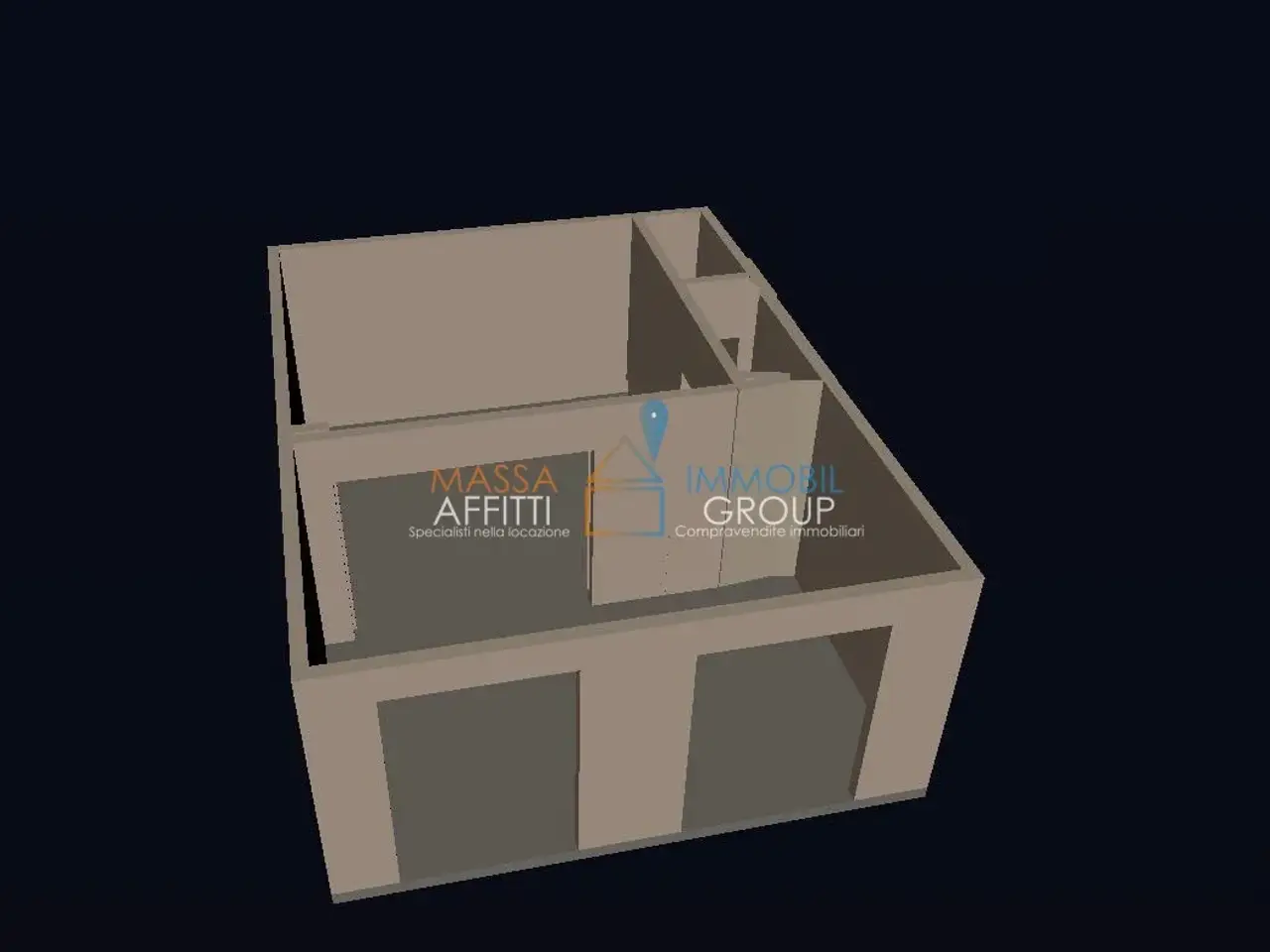 Negozio in Via Aurelia Ovest 186, Massa, {3} - Planimetria 1