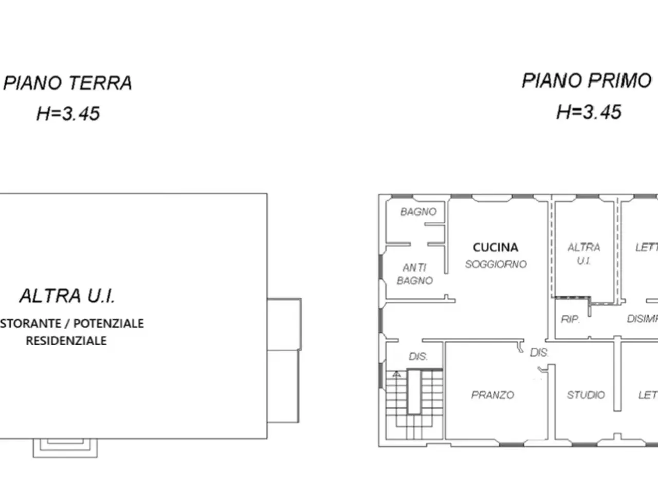 Ristorante in Via Fascinata 55, Argenta, {3} - Planimetria 1