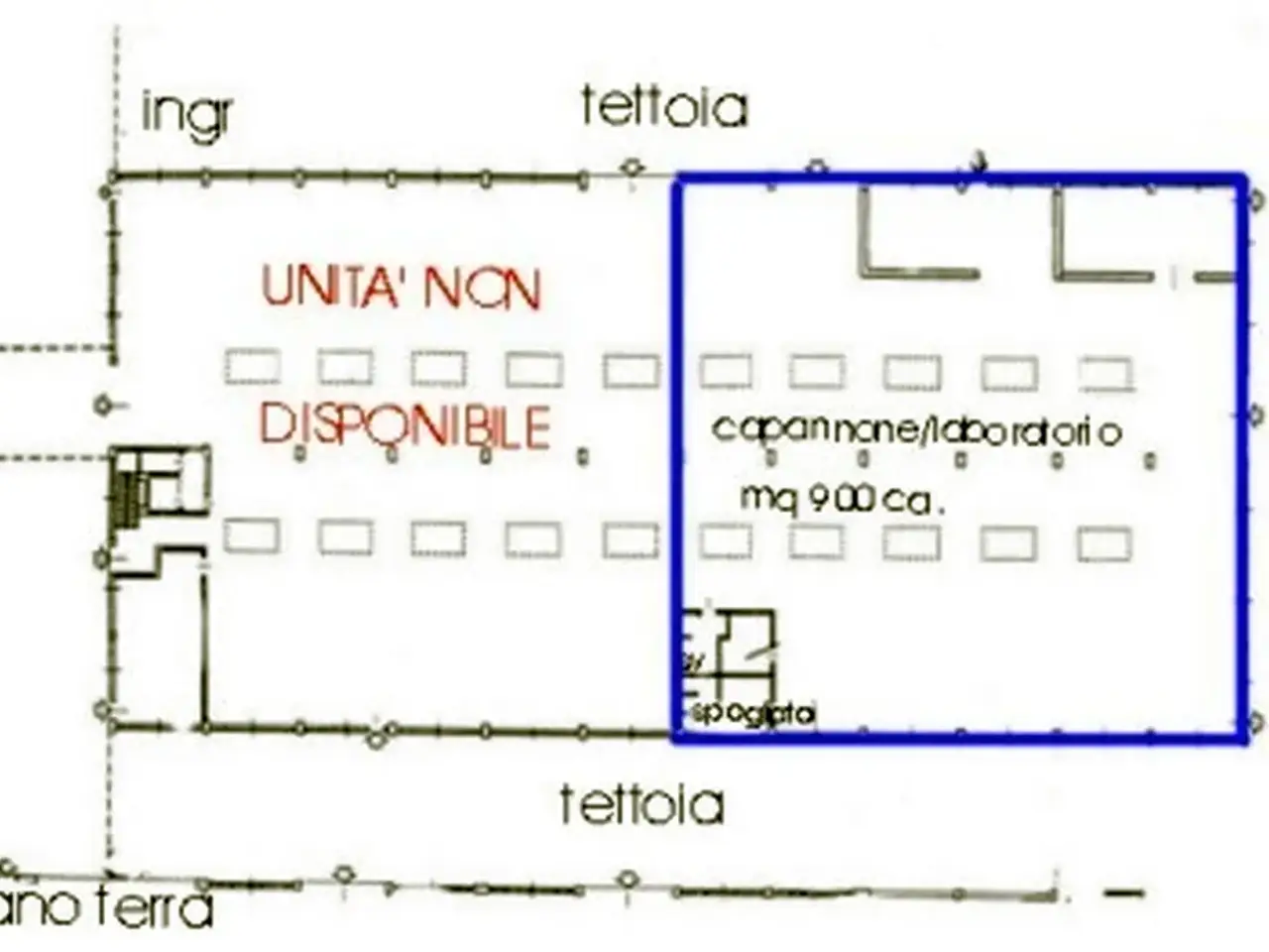 Magazzino in Viale Monza, Milano, {3} - Planimetria 1