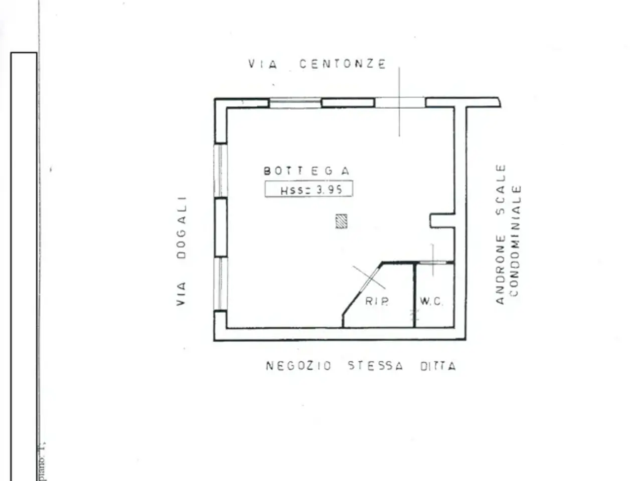 Palazzina commerciale in Via Centonze 29, Messina, {3} - Planimetria 1