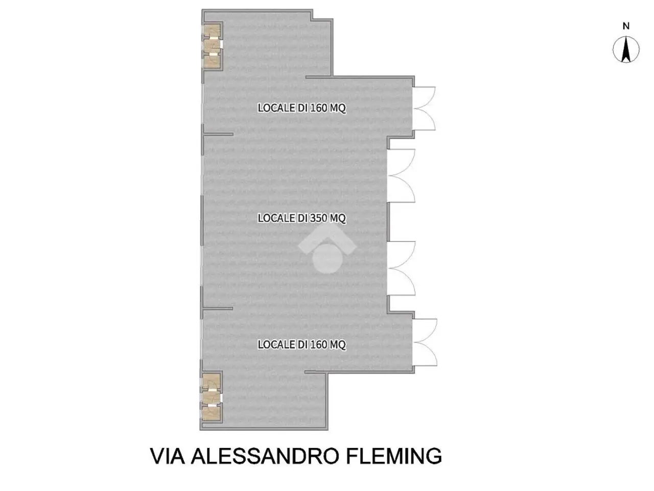 Negozio in Via Alessandro Fleming 1, Artena, {3} - Planimetria 1