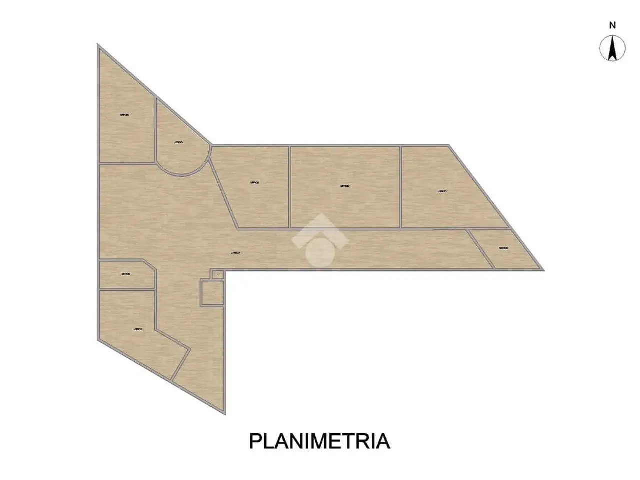 Ufficio in Via Federico Coppalati 10, Piacenza, {3} - Planimetria 1