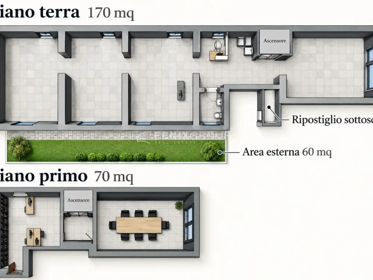 Negozio in Viale Carso 7, Locate Di Triulzi, {3} - Planimetria 1