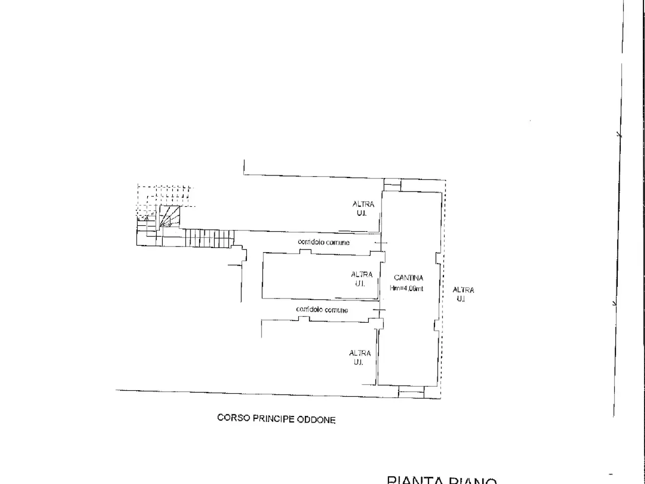 Magazzino in C.So Principe Oddone, Torino, {3} - Planimetria 1