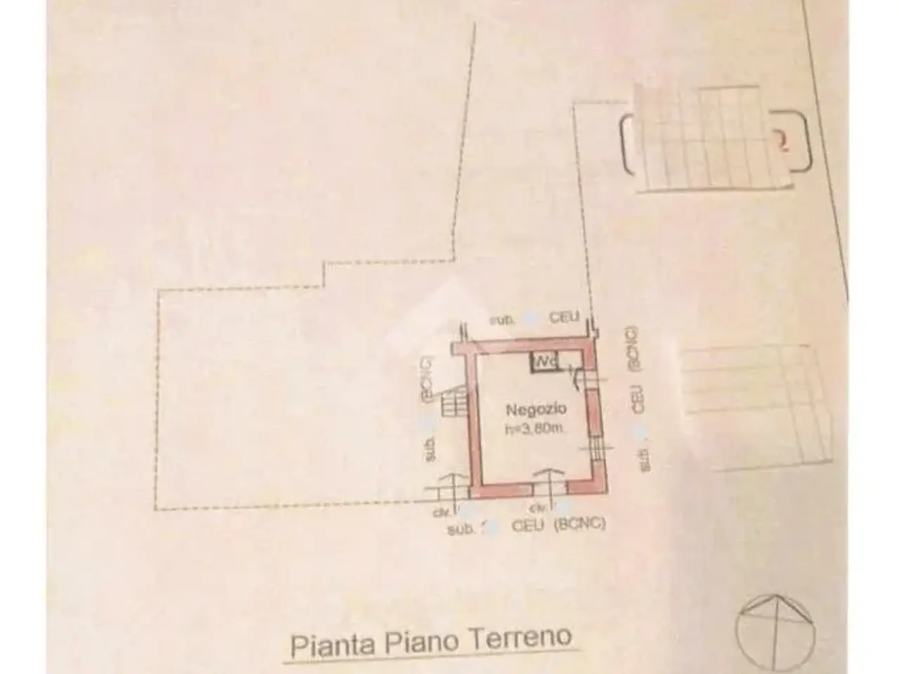 Negozio in Via IV Novembre, Casarza Ligure, {3} - Planimetria 1