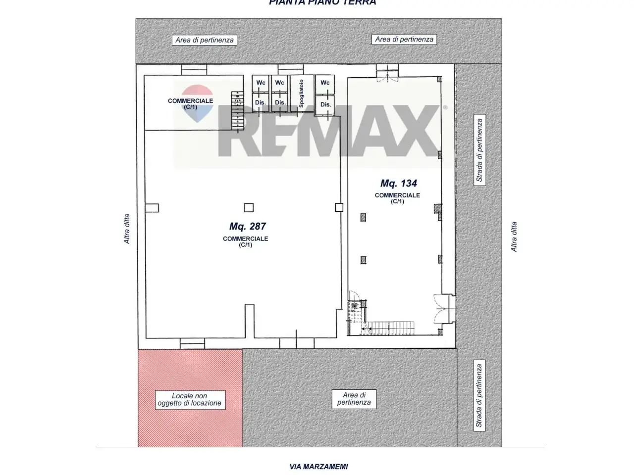 Negozio in Via Marzamemi 49, Pachino, {3} - Planimetria 1