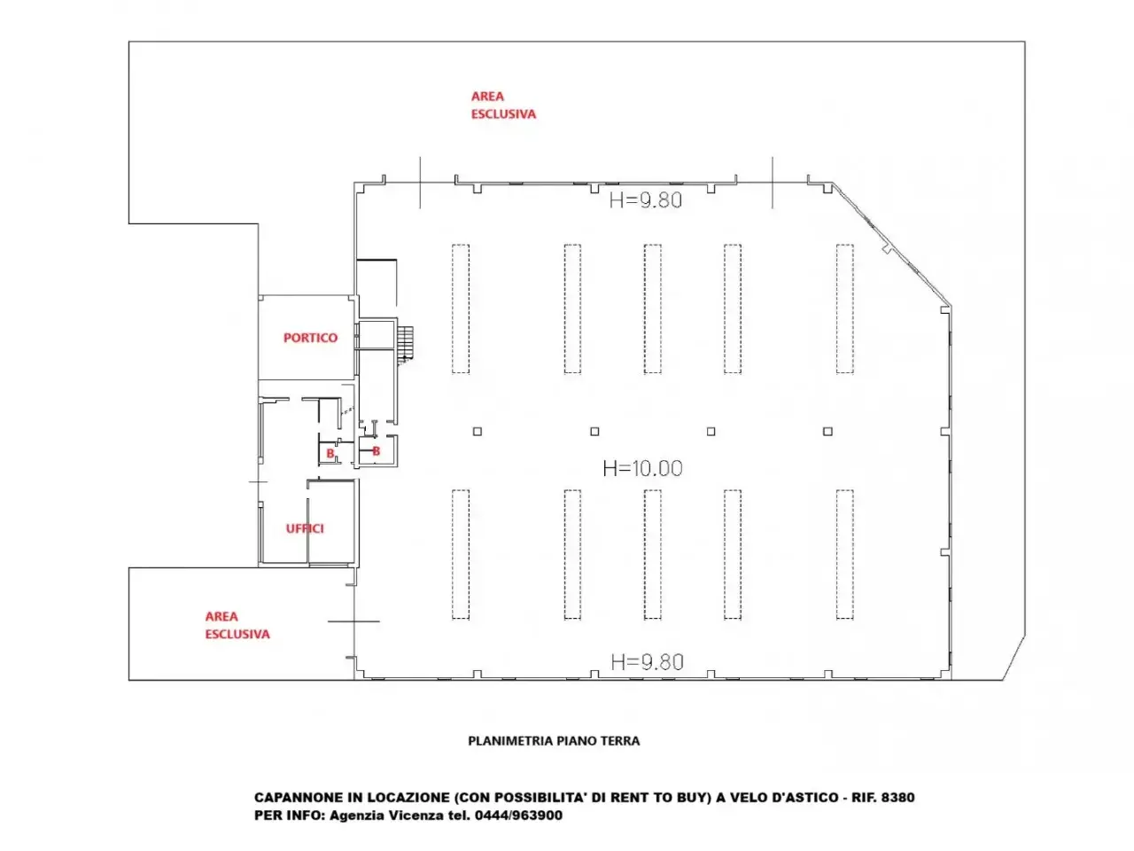 Capannone in Via della Tecnica, Velo D'Astico, {3} - Planimetria 1