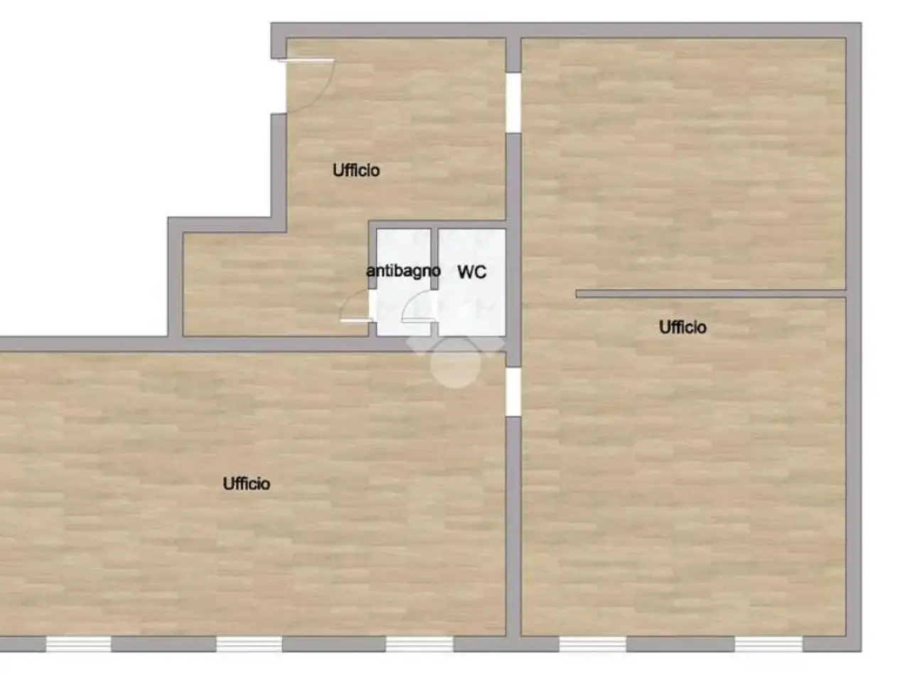 Ufficio in Via Brentella 242, Padova, {3} - Planimetria 1