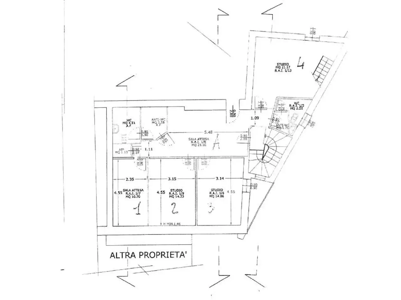 Ufficio in Via Guglielmo Marconi 40, Desenzano Del Garda, {3} - Planimetria 1