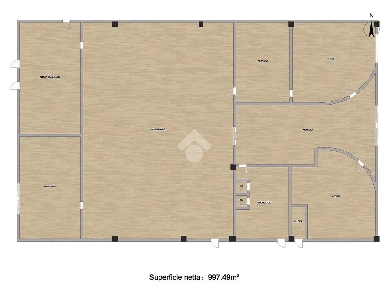 Capannone in Via Staffolo 1, Casalmaggiore, {3} - Planimetria 1