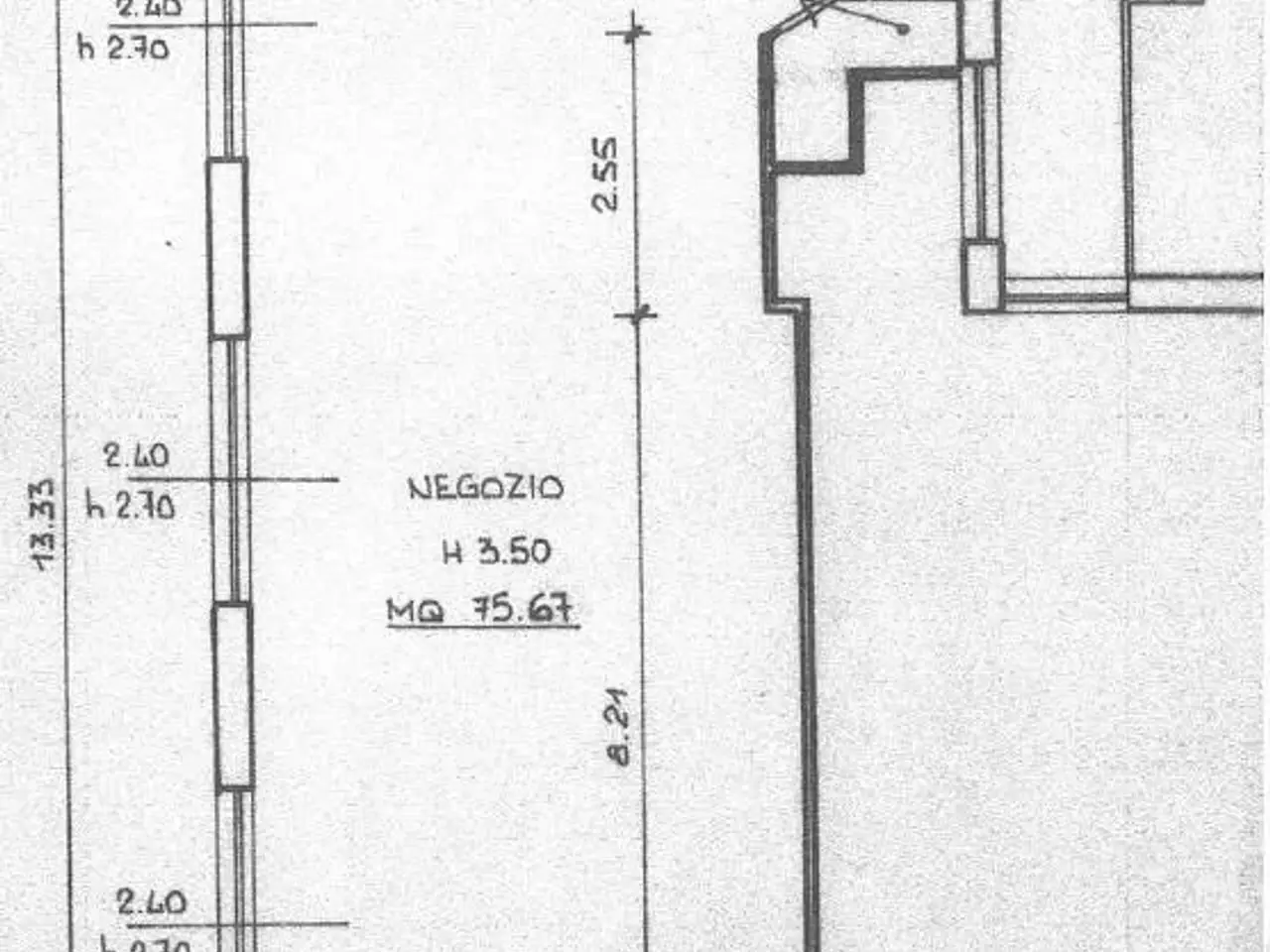 Negozio in Via Roma, Rottofreno, {3} - Planimetria 1