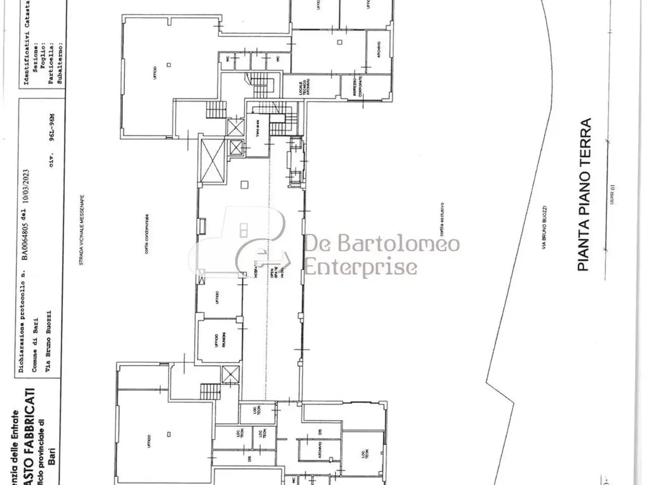 Negozio in Via Bruno Buozzi, Bari, {3} - Planimetria 1