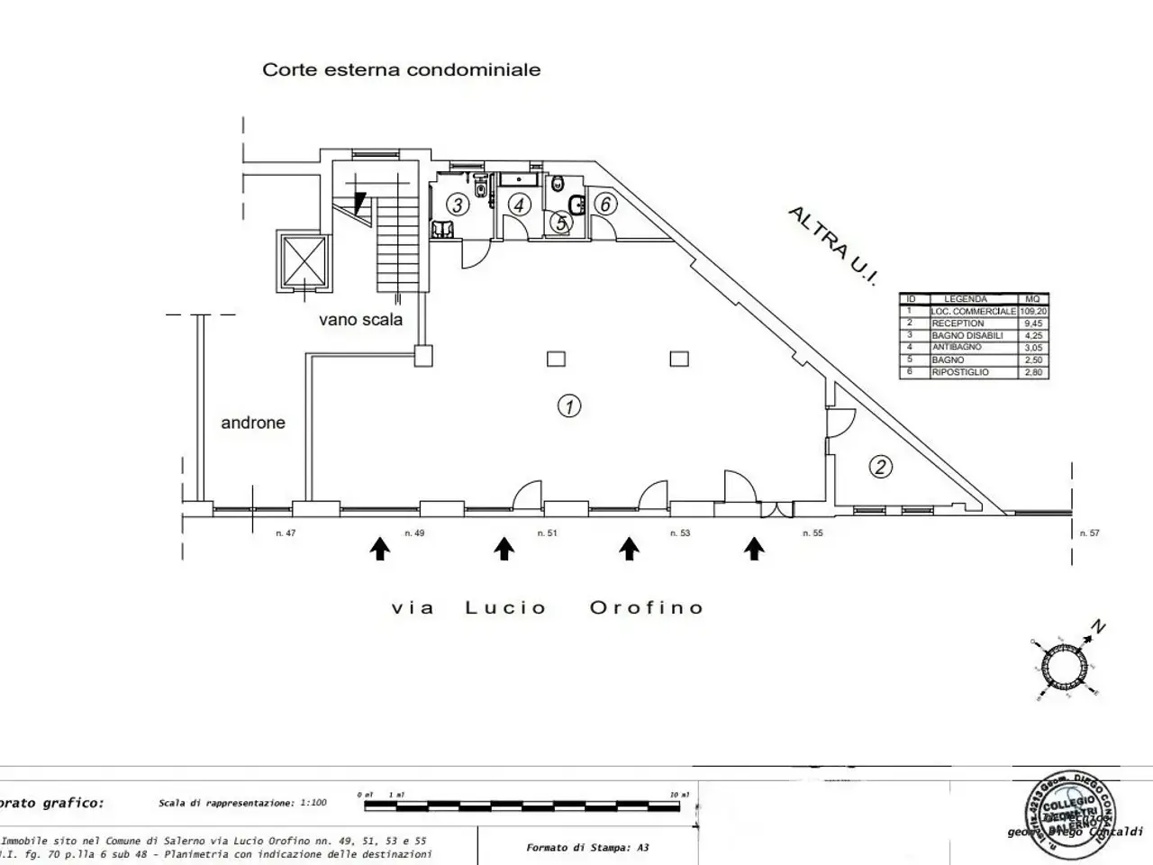 Negozio in Via Lucio Orofino 49, Salerno, {3} - Foto 1
