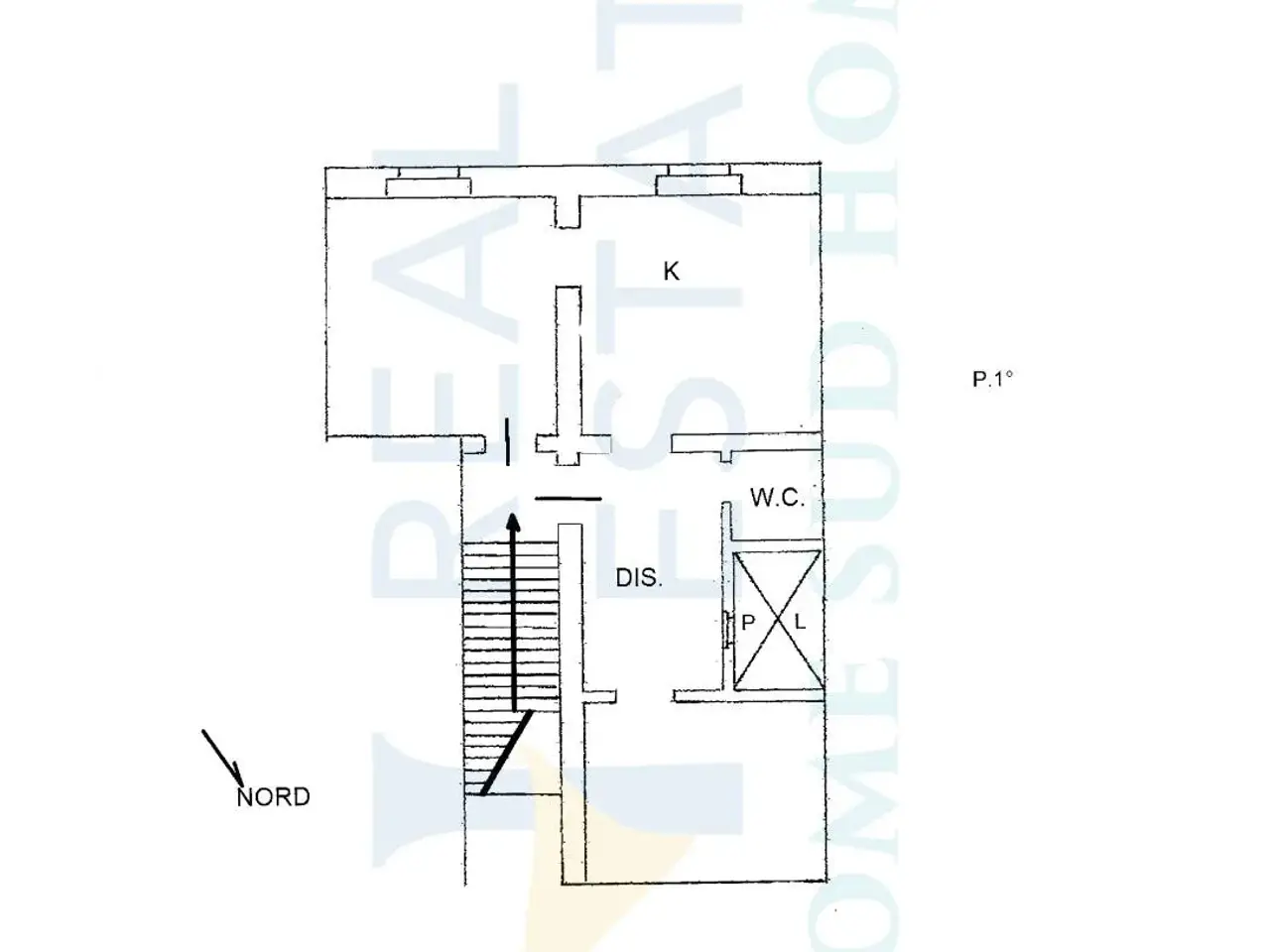 Appartamento in vendita, Via Tommaso Fazello 228, Noto - Planimetria 1