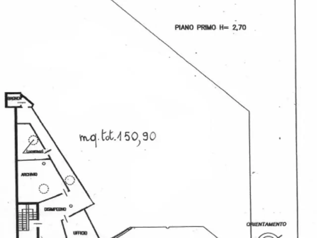 Ufficio in Via del Santo 133, Limena, {3} - Planimetria 1