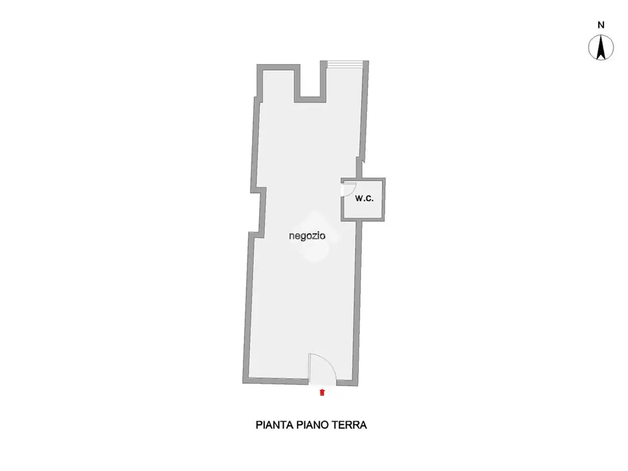 Negozio in Corso Garibaldi 83, Giulianova, {3} - Planimetria 1