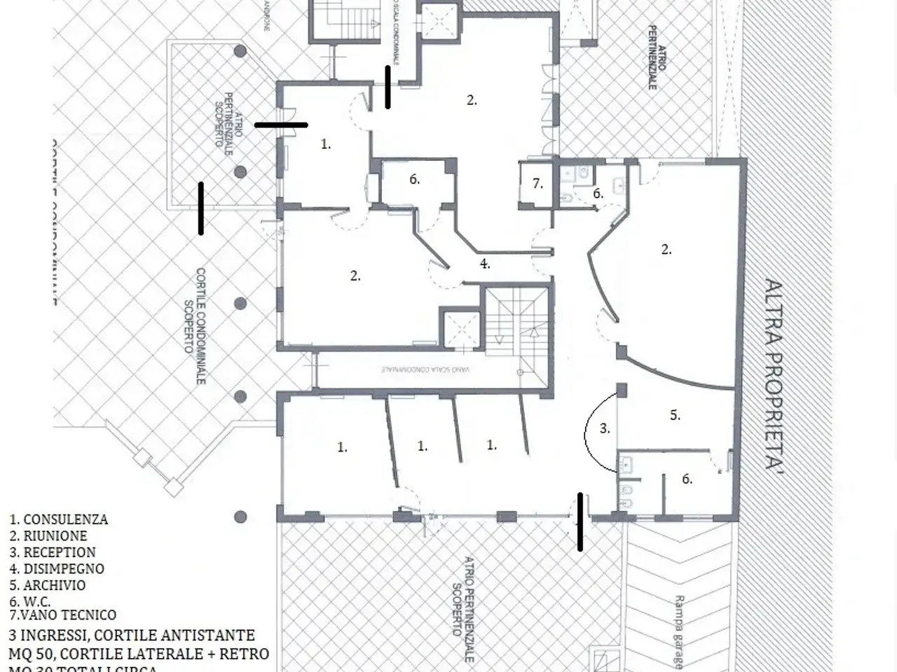 Negozio in Via Corato, 202, Andria, {3} - Planimetria 1
