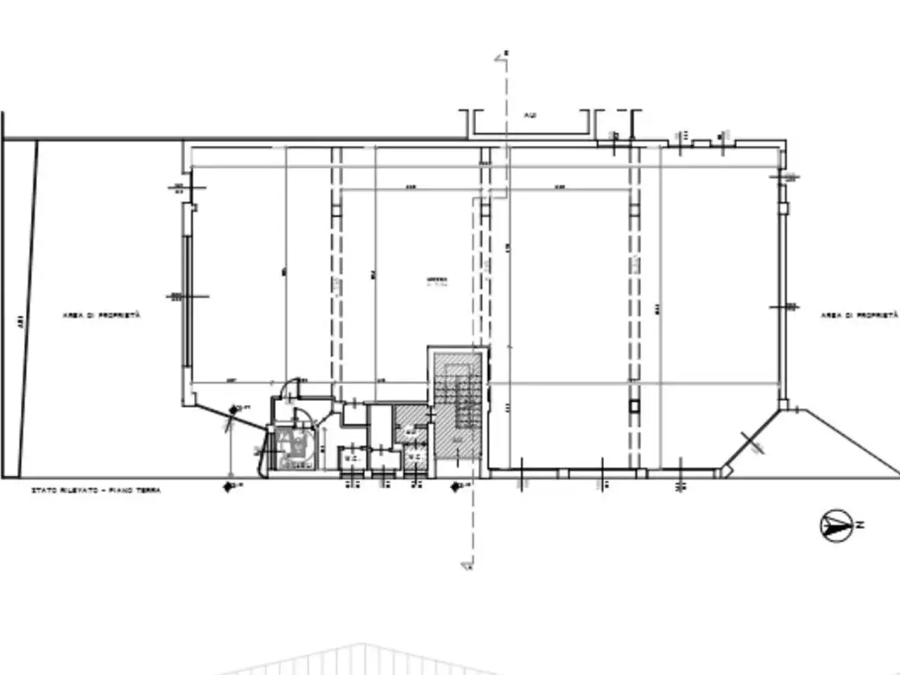Negozio in Via Maria Montessori, Castano Primo, {3} - Planimetria 1