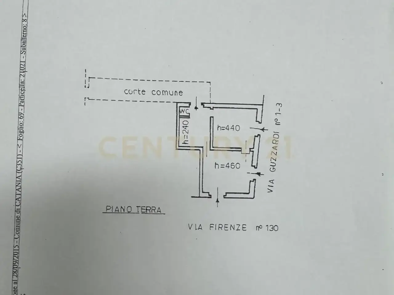 Negozio in Via Firenze 130, Catania, {3} - Planimetria 1