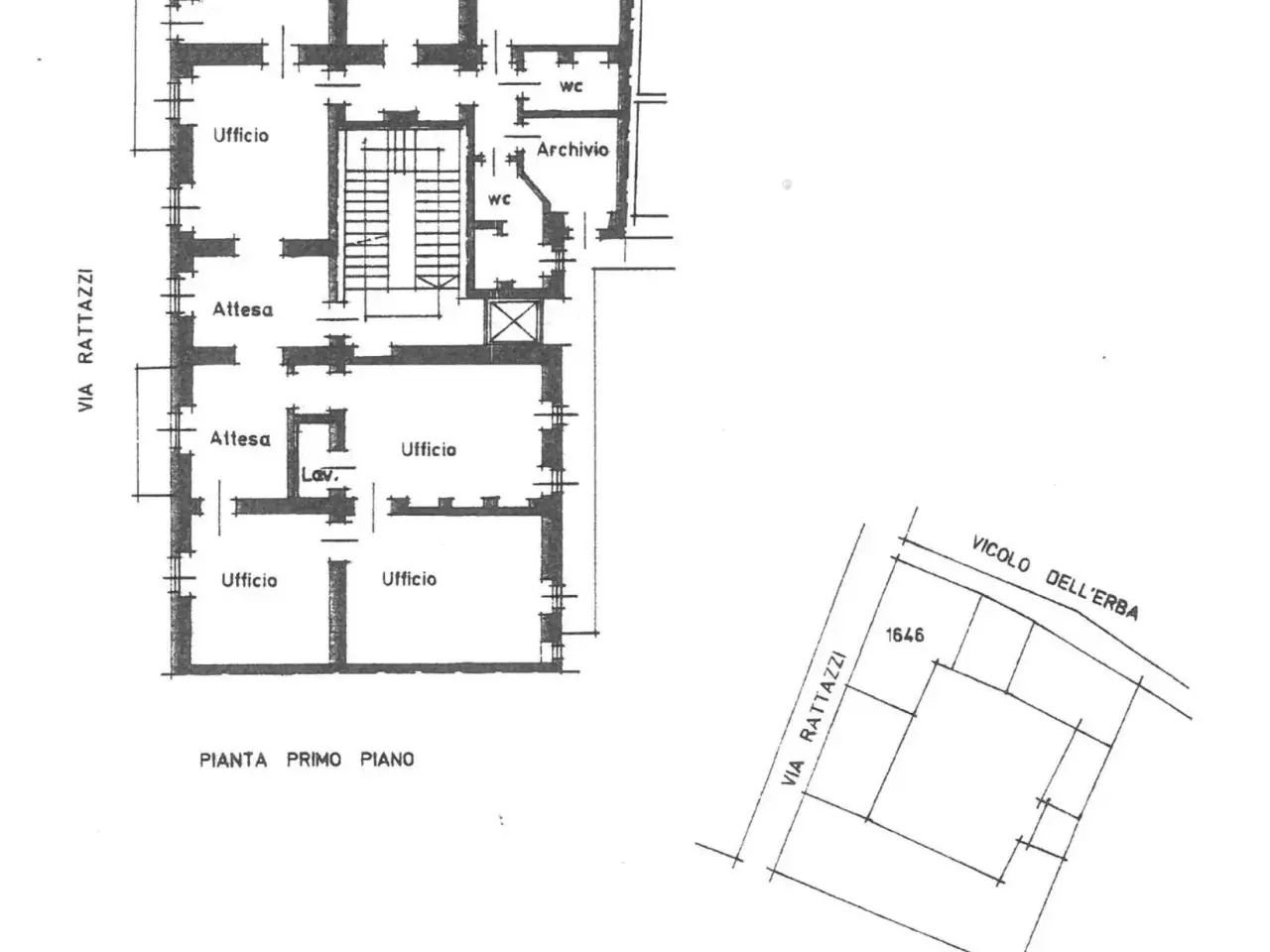 Ufficio in Via Urbano Rattazzi 8, Alessandria, {3} - Planimetria 1
