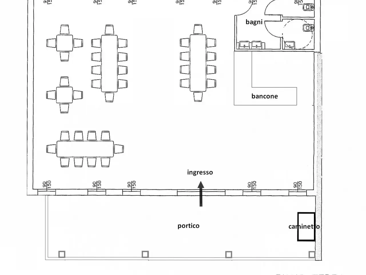 Negozio in Via Lazzaretto, Vedelago, {3} - Planimetria 1