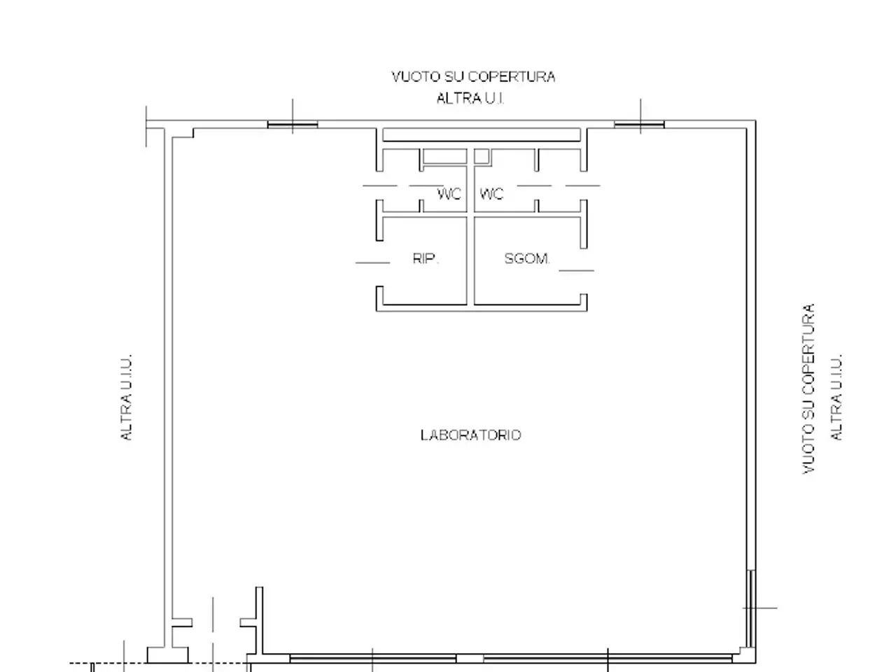 Magazzino in Via delle Cellane, Castel Del Piano, {3} - Planimetria 1
