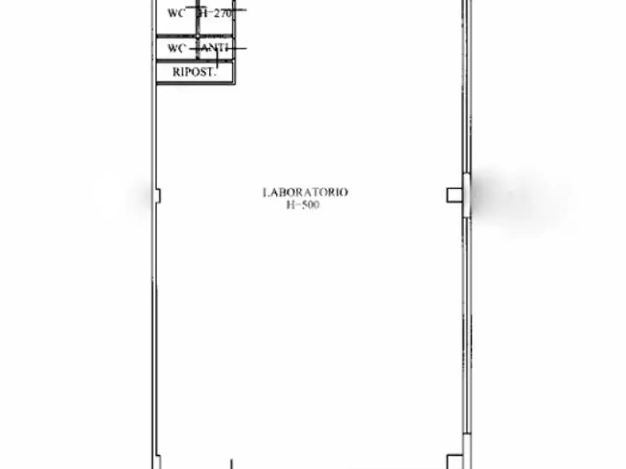 Negozio in Via Pierluigi Nervi 25, Gussago, {3} - Planimetria 1