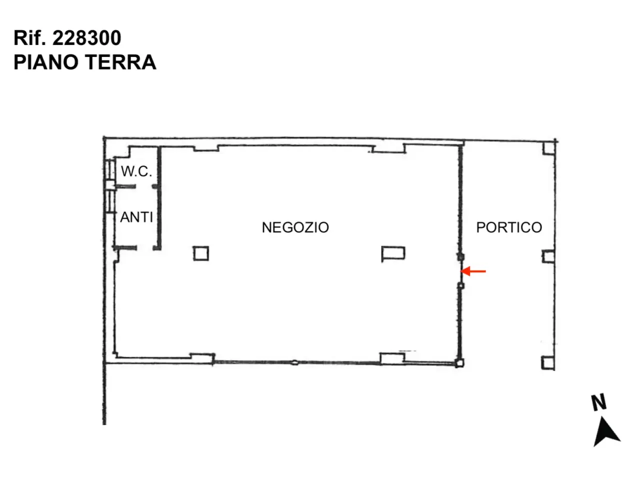 Locale commerciale in , Spilimbergo, {3} - Planimetria 1
