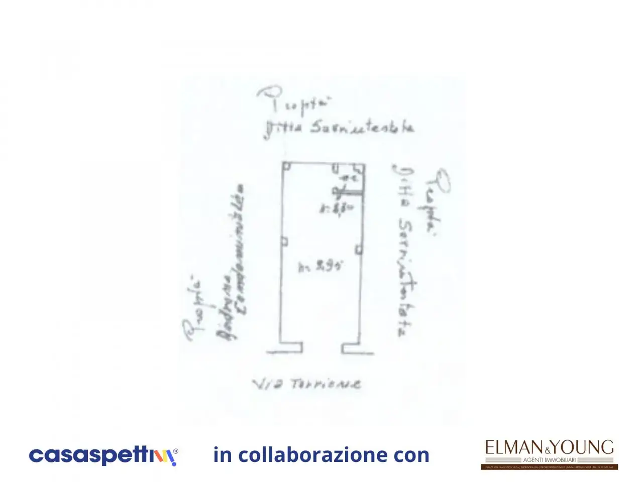 Negozio in Via Torrione, 113, Salerno, {3} - Planimetria 1