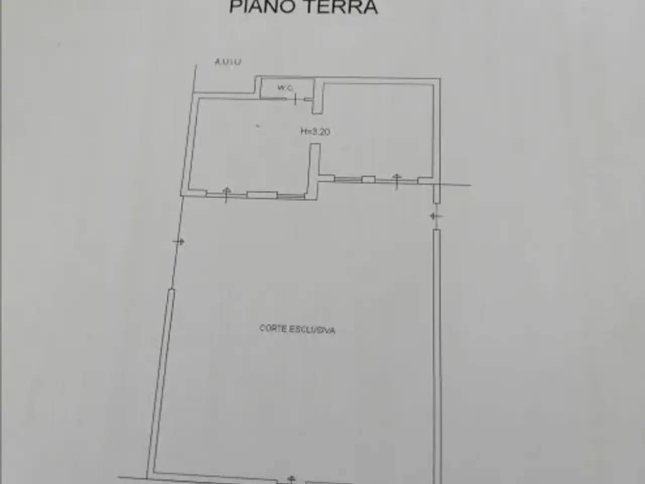 Negozio in , Pitigliano, {3} - Planimetria 1