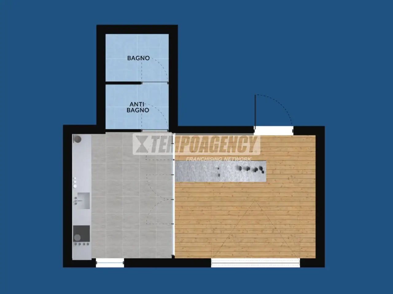 Negozio in , Milano, {3} - Planimetria 1