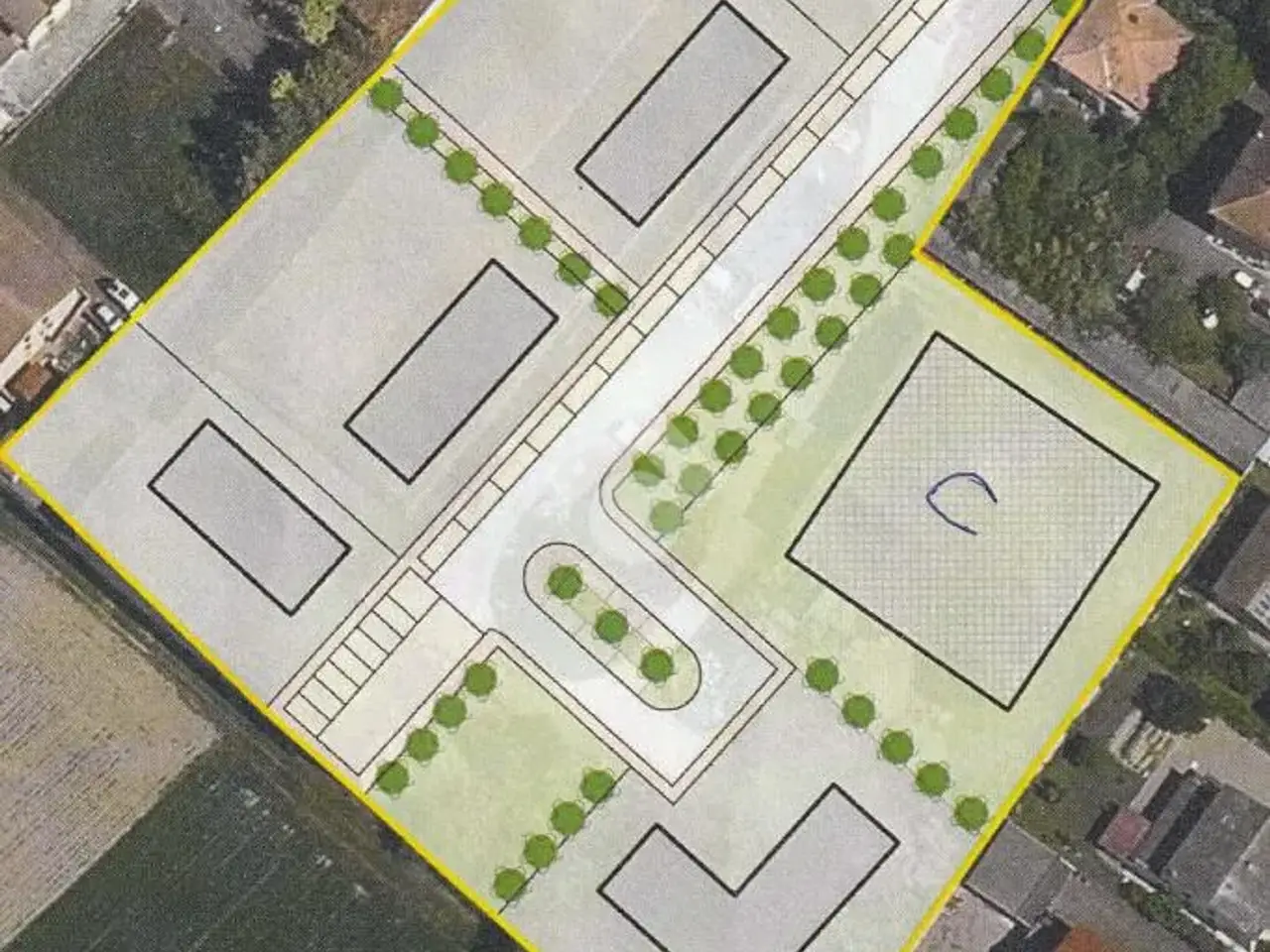 Capannone in Via Martiri della Libertà 111, Sorbolo Mezzani, {3} - Planimetria 1