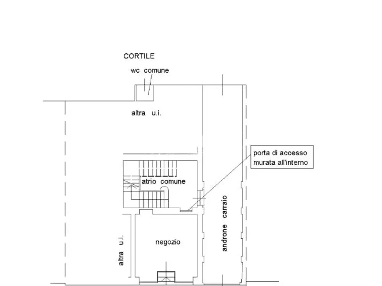 Negozio in Via Principe Tommaso 9, Torino, {3} - Planimetria 1