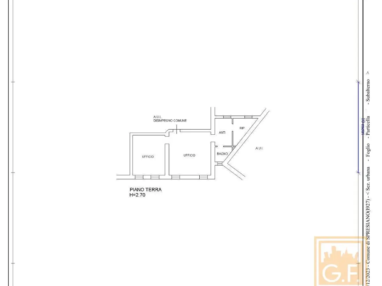Ufficio in Via Lazzaris 11, Spresiano, {3} - Planimetria 1