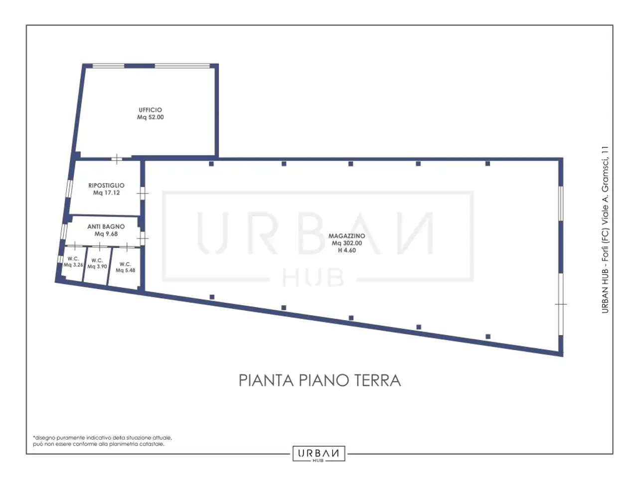 Magazzino in , Forli', {3} - Planimetria 1