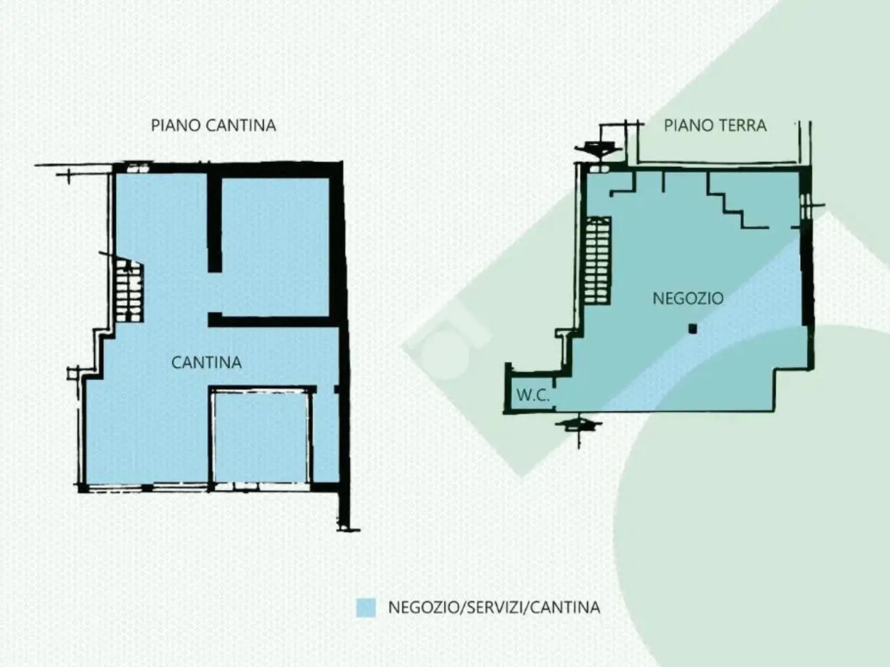 Negozio in Piazza Tarantelli 10, Pogliano Milanese, {3} - Planimetria 1