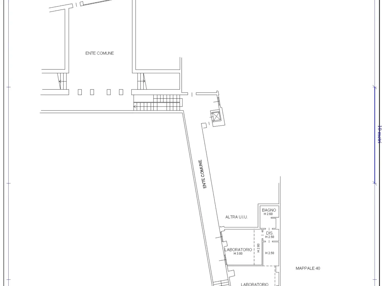 Negozio in Via Giosuè Carducci 29, Milano, {3} - Planimetria 1