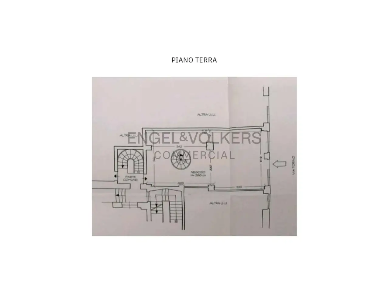 Negozio in Via Torino 55, Milano, {3} - Planimetria 1