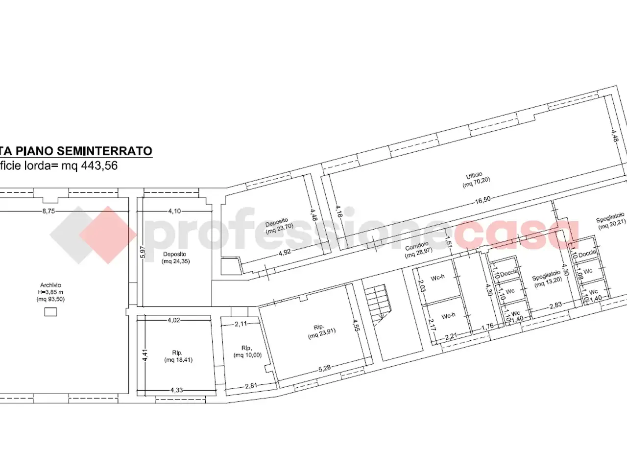 Ufficio in Via Melvin Jones  3, Caserta, {3} - Planimetria 1
