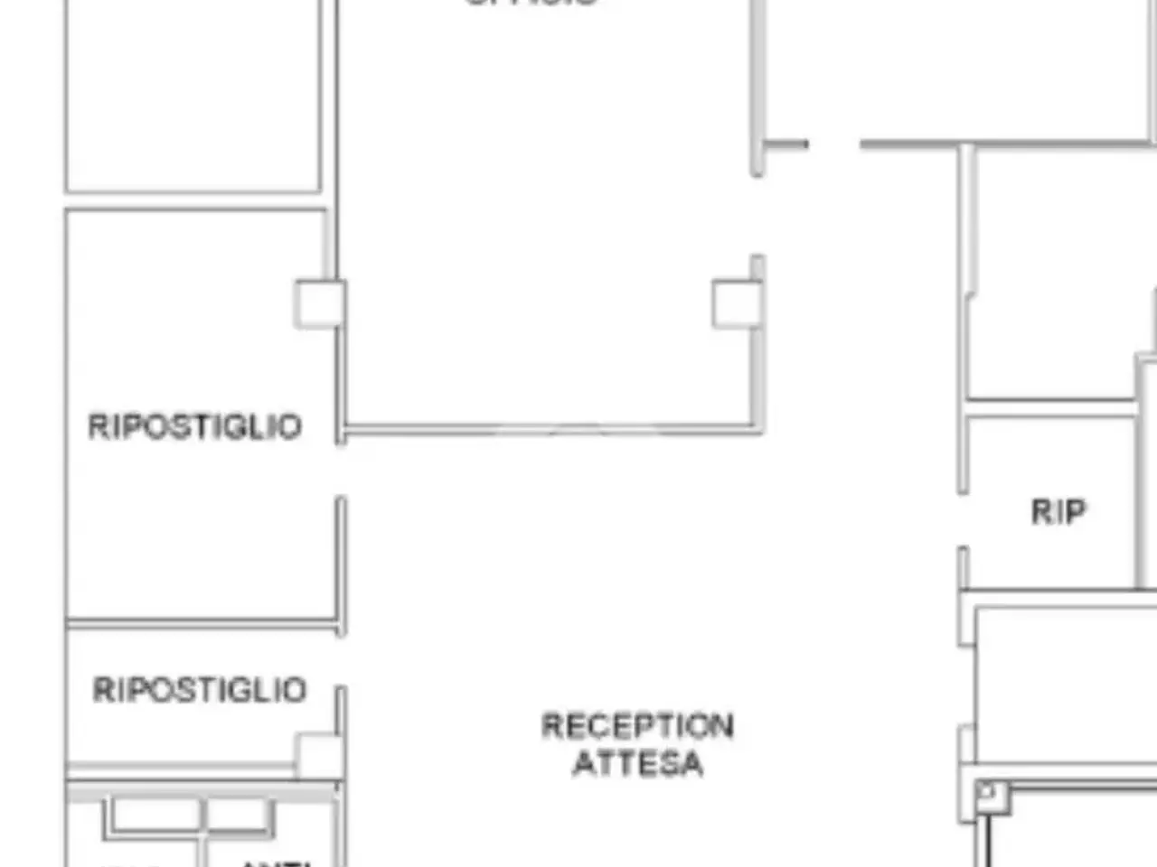 Ufficio in Viale Bologna, Forli', {3} - Planimetria 1