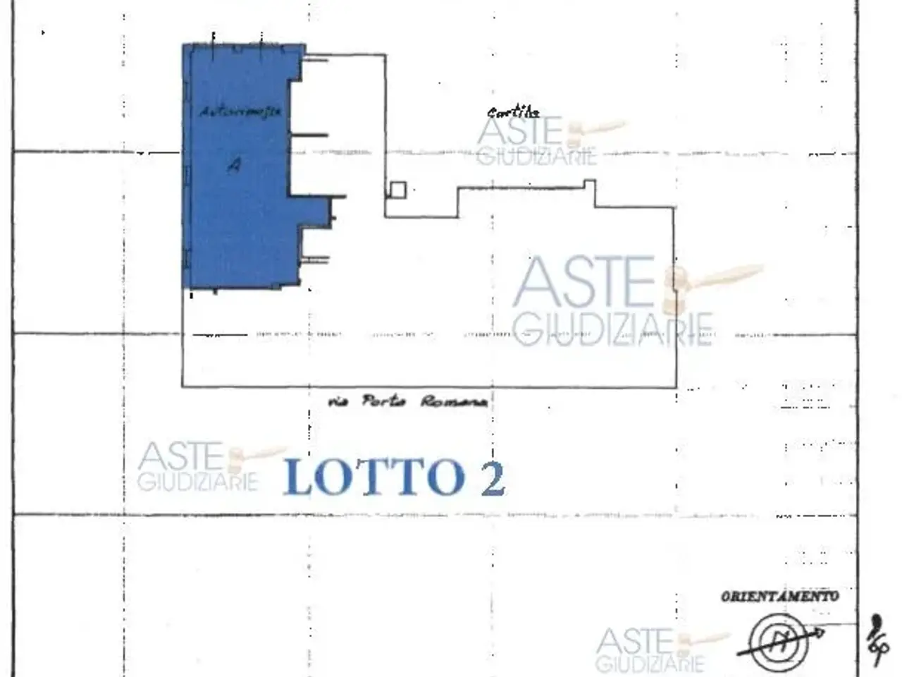 Garage in Via Porta Romana, 39, 14100 Asti At, Italia 39, Asti, {3} - Planimetria 1