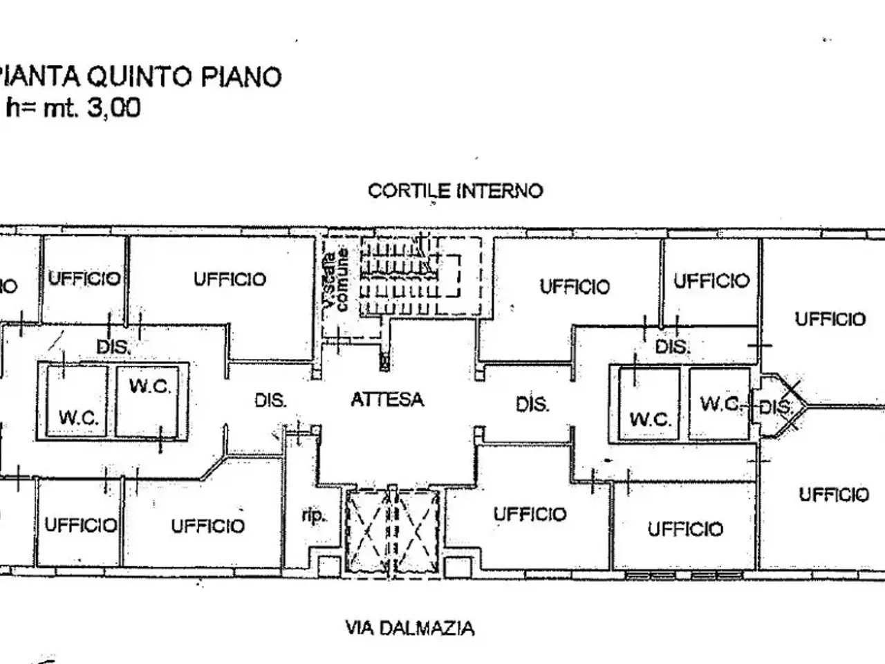Ufficio in Via Dalmazia  31 C, Brindisi, {3} - Planimetria 1