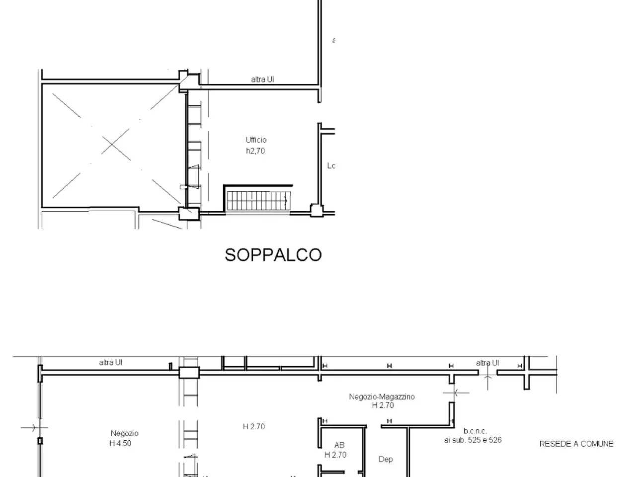 Negozio in Via Pratese 213, Firenze, {3} - Planimetria 1
