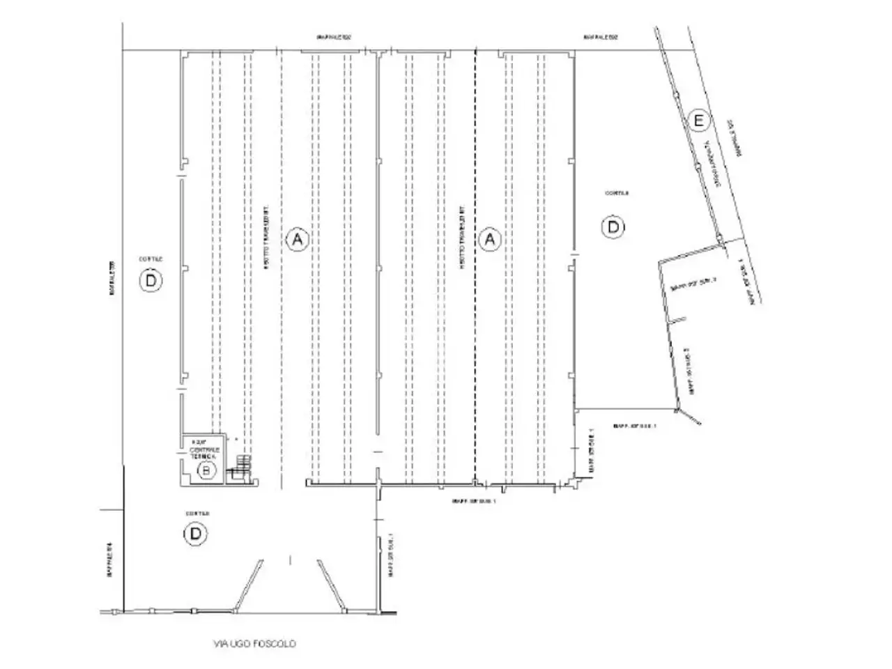 Capannone in Via Ugo Foscolo 19, Galliate, {3} - Planimetria 1