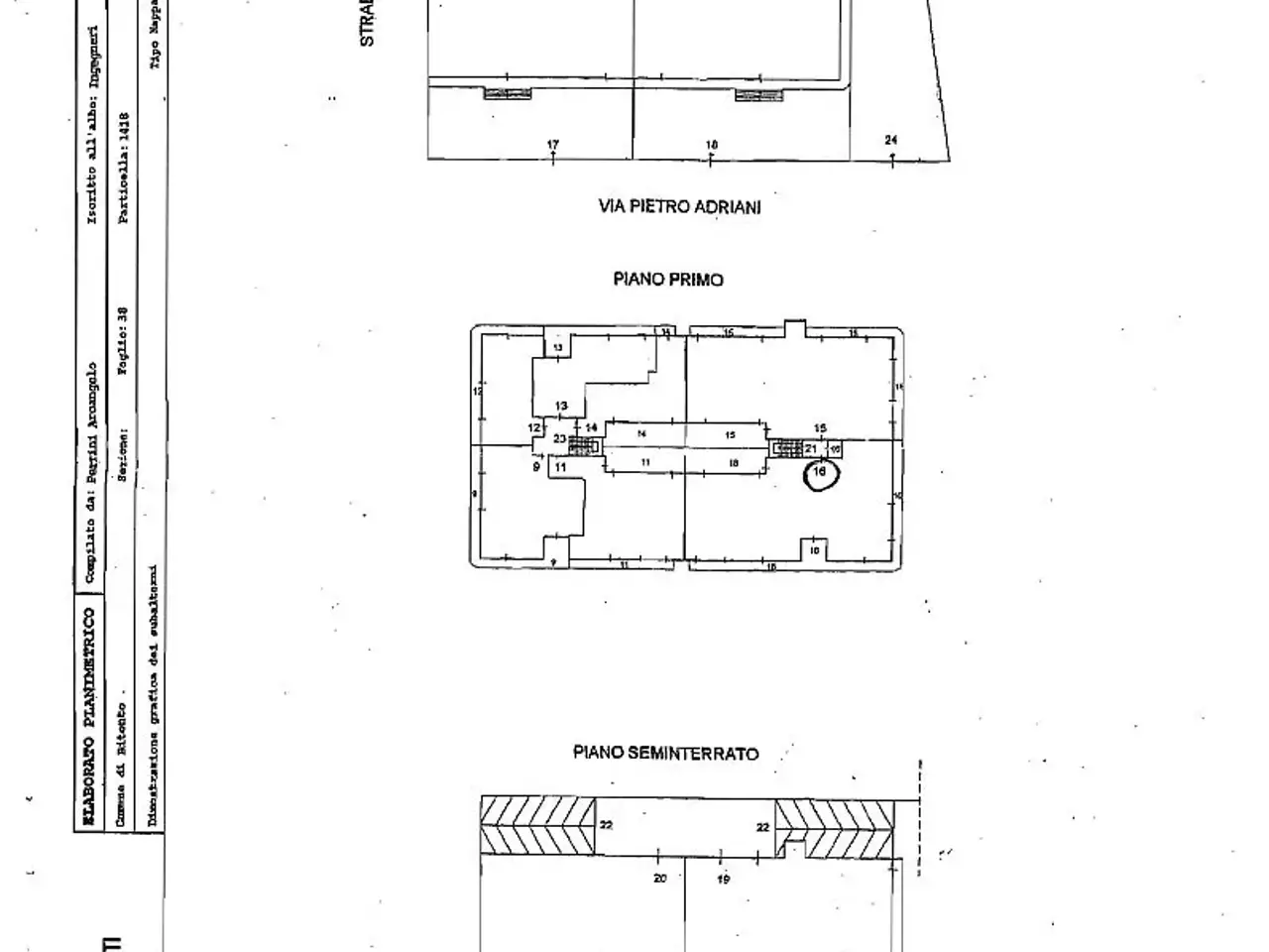 Ufficio in Via Adriani 5 5, Bitonto, {3} - Planimetria 1