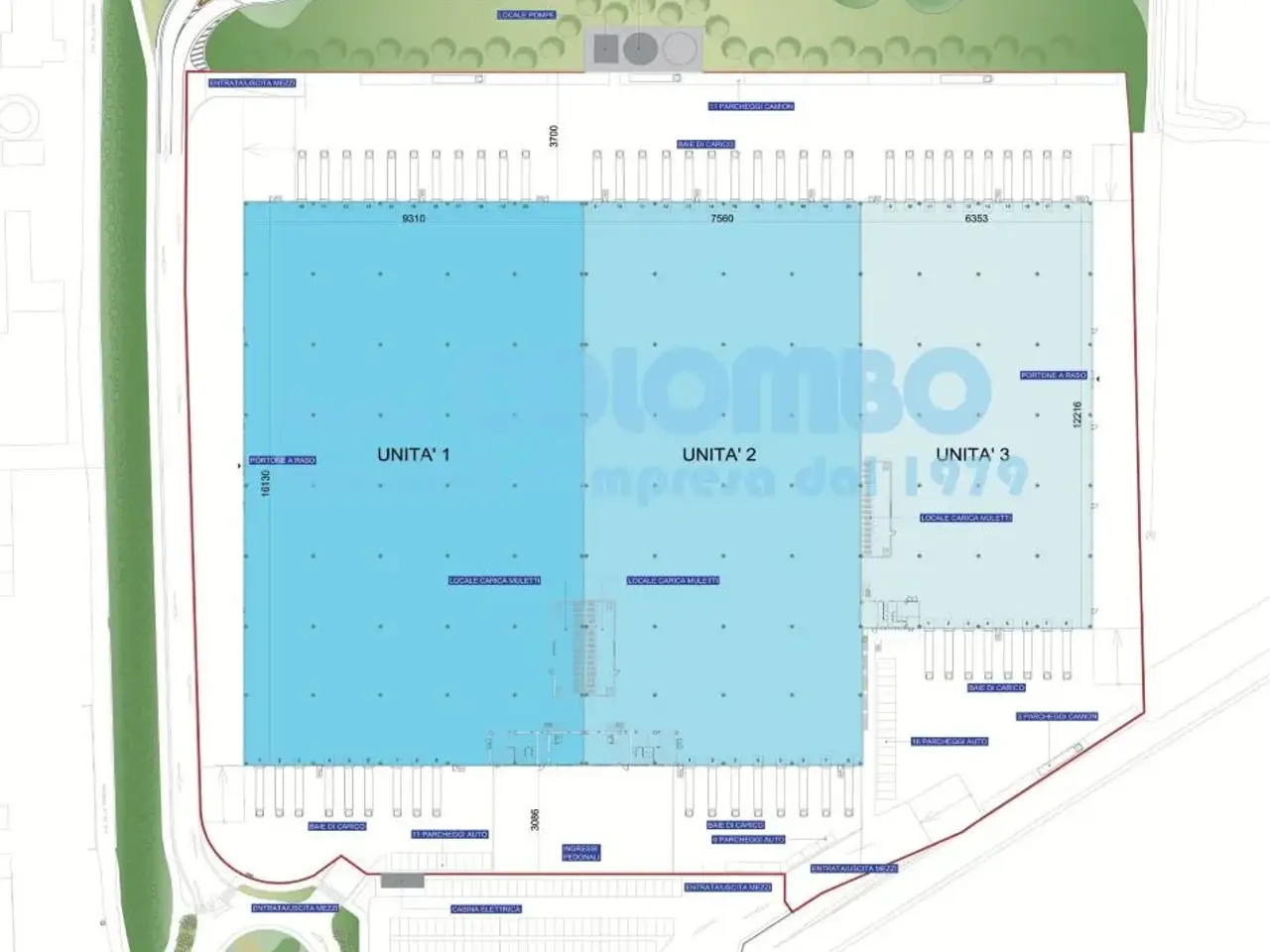 Capannone in Via Industriale, Ospitaletto, {3} - Planimetria 1