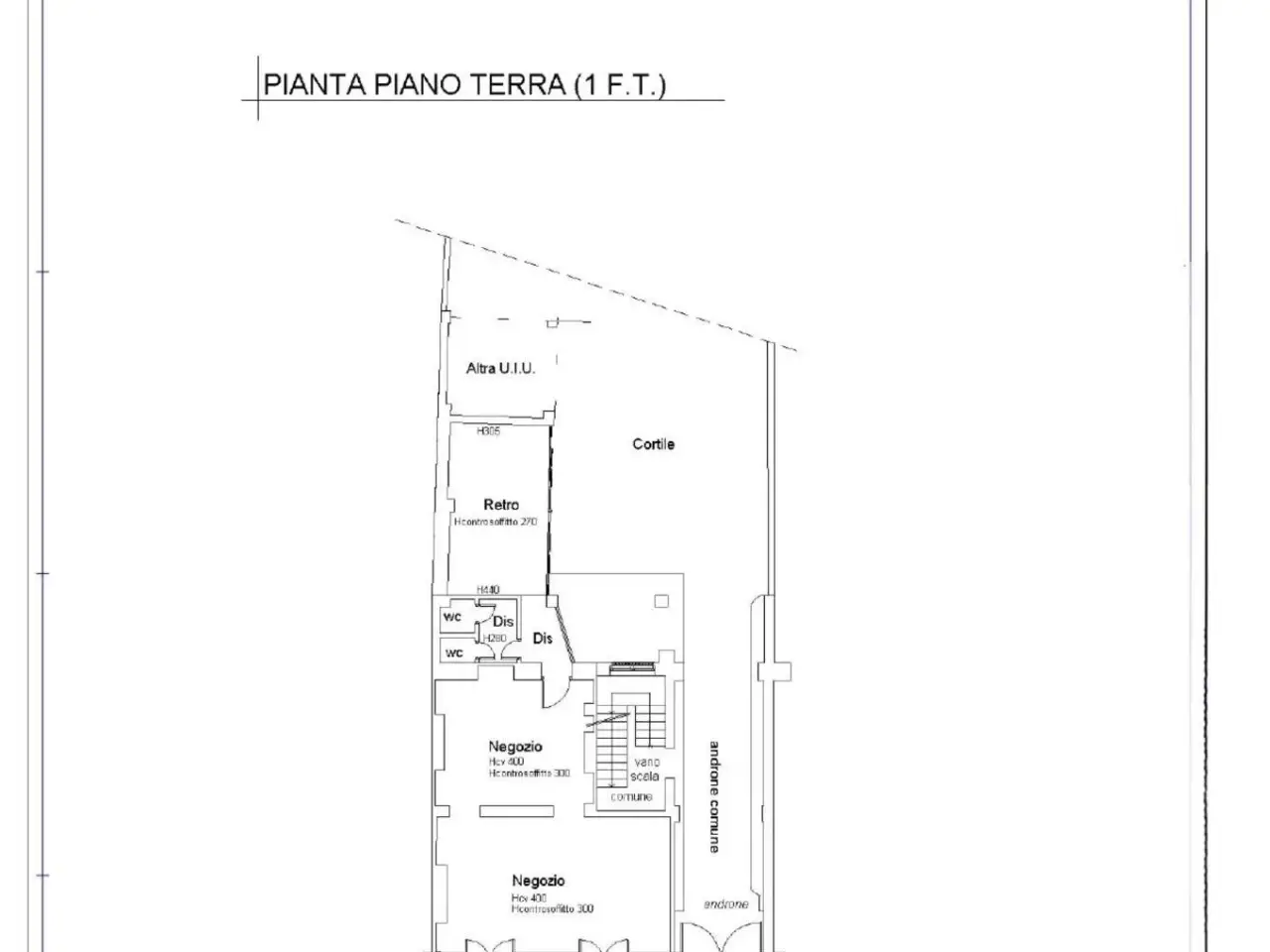 Negozio in Via Valprato 10, Torino, {3} - Planimetria 1