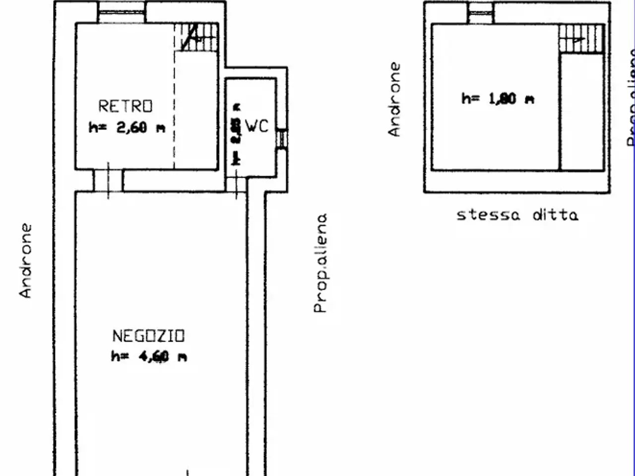 Negozio in Via Nuova San Rocco, Napoli, {3} - Planimetria 1