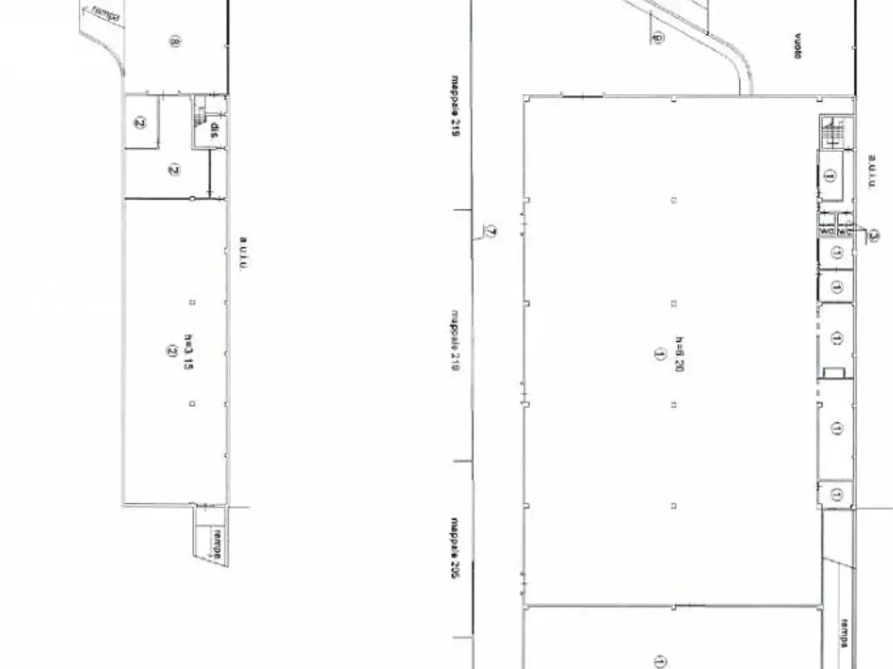 Capannone in Via Lavoro Ed Industria 1, Rudiano, {3} - Planimetria 1